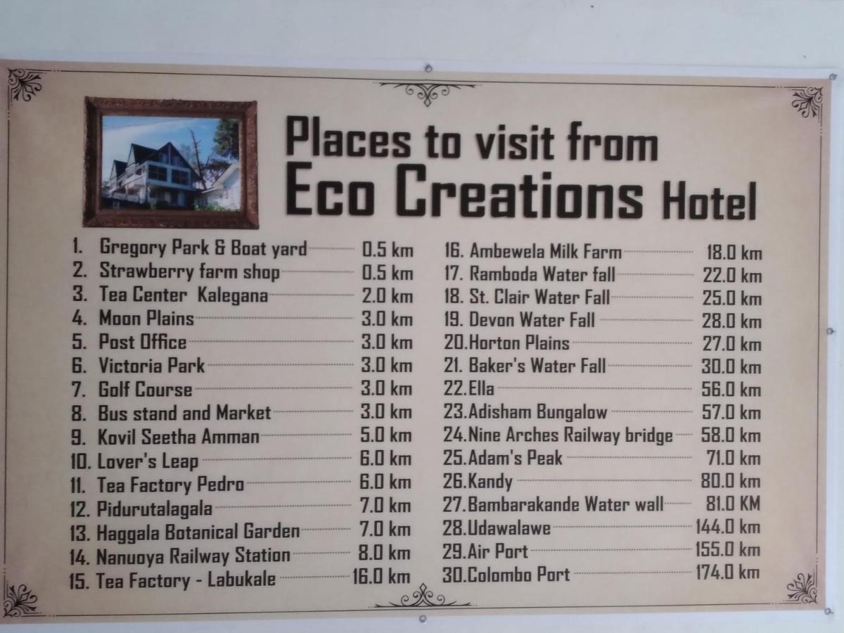 Hotel Eco Creations Nuwaraeliya Nuwara Eliya Exteriér fotografie